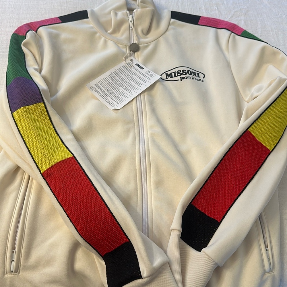 Missoni /Palm angels zip sweater women size s oversized